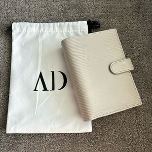 The Aesthetic Dollar Taupe with Silver Hardware A6 Binder